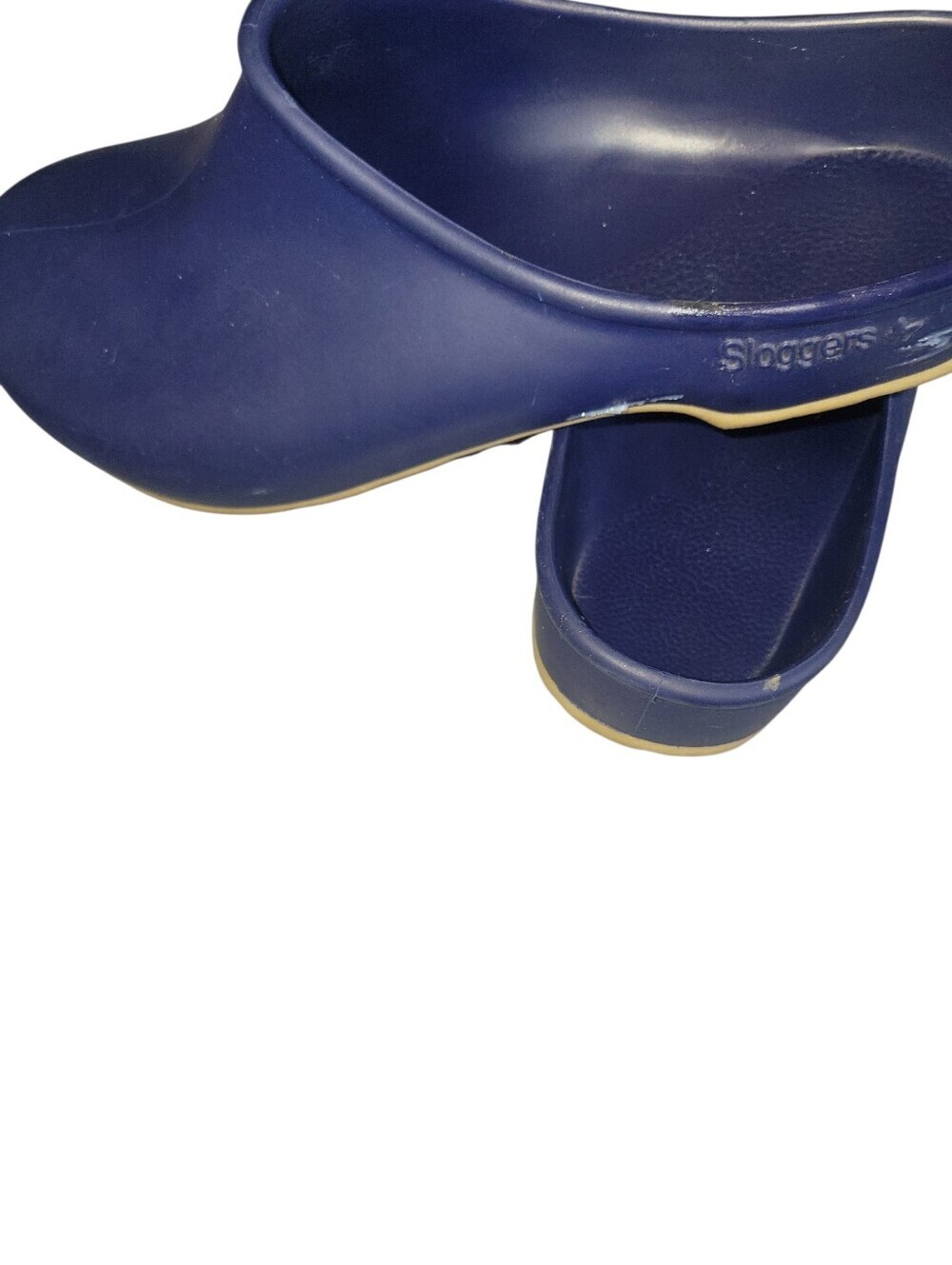 Sloggers Women's Navy Blue Slip-On Waterproof Garden Clogs Sz US 9 EU 40 - Picture 4 of 8